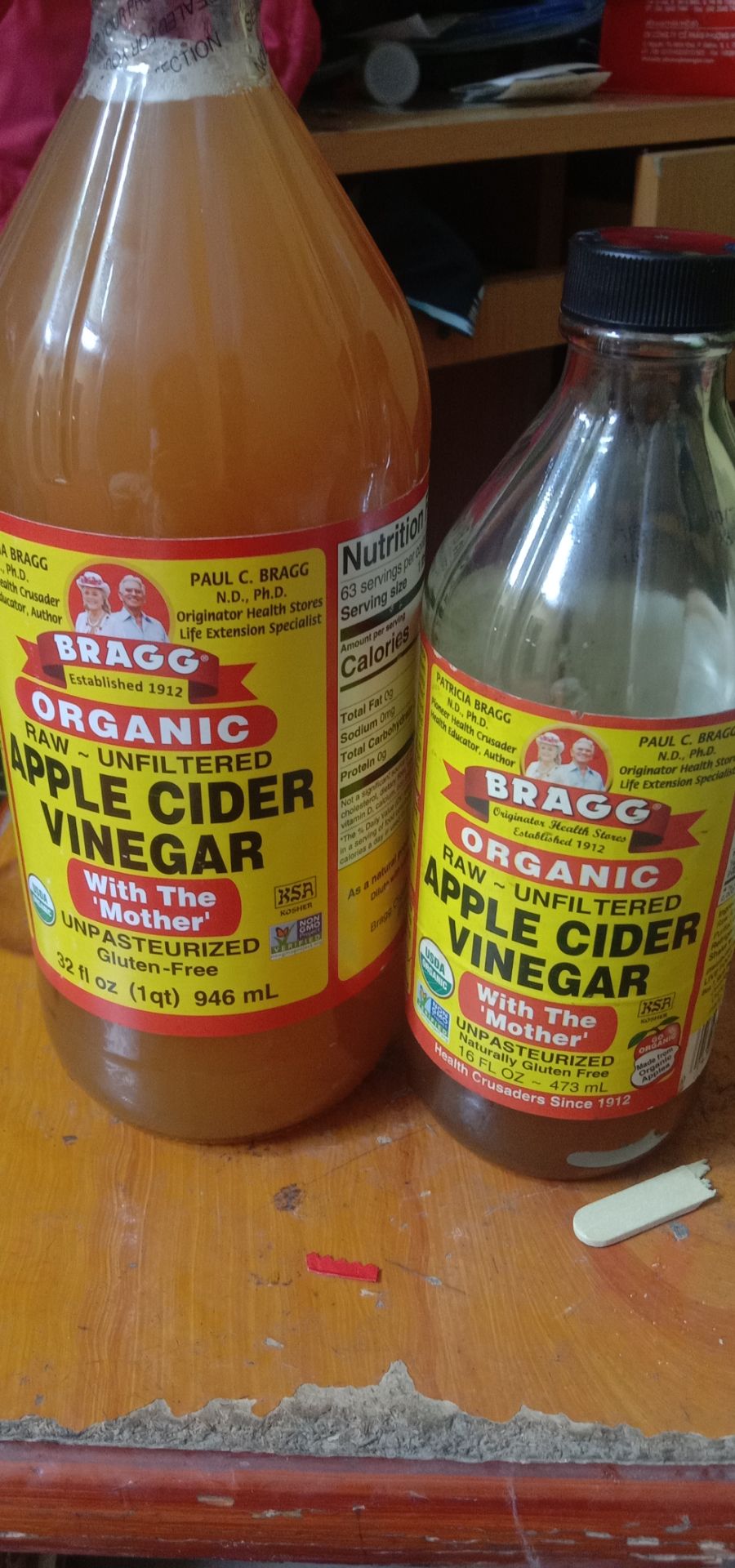 sản phẩm không giống hình mình đã mua giấm táo hai lần cả chai to và chai bé nhưng lần này mình mua ở đây là có sự khác biệt