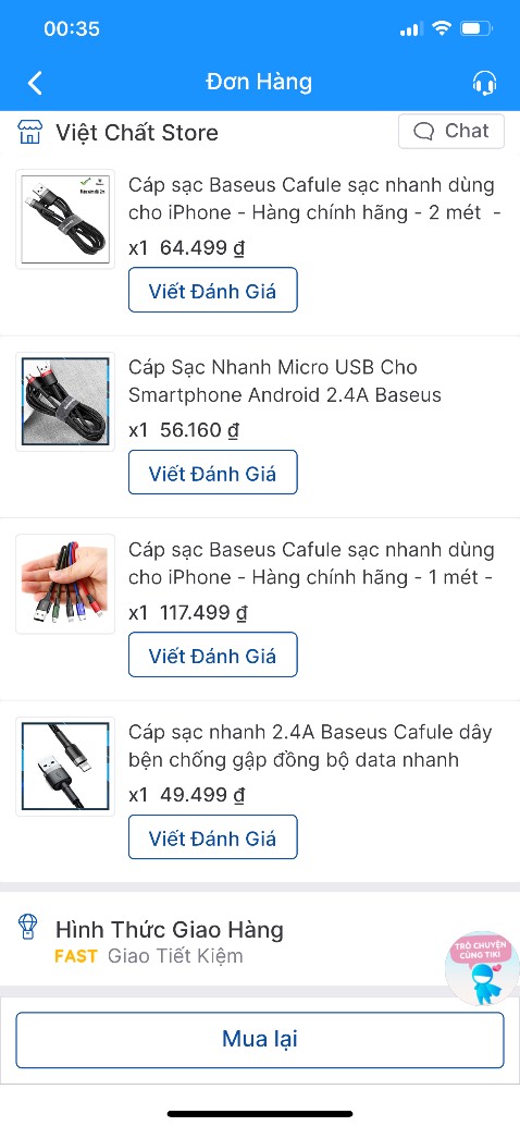 Shop bất cẩn, giao sai hàng, đặt 1m giao 2m. Inbox ko trả lời. Come on!