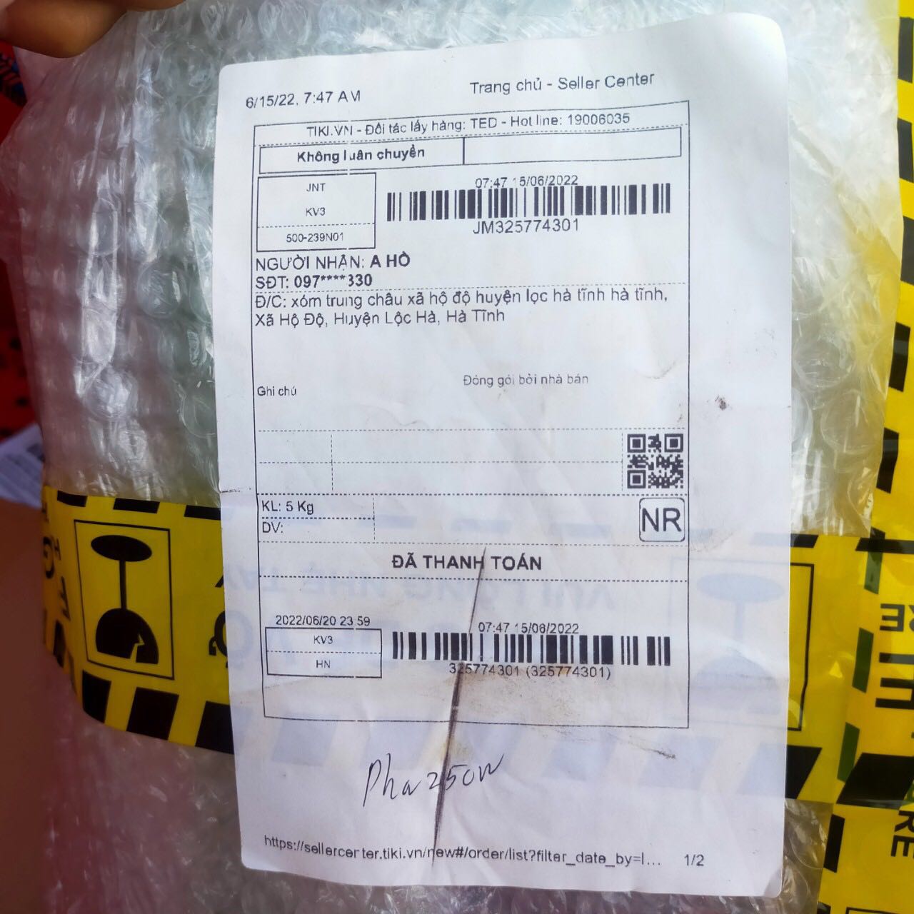 Giao hàng k đúng không uy tín