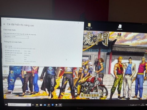 Tên mã màn không giống như quảng cáo. Màn hình chỉ hiển thị độ phân giải 1920x1080 full hd
