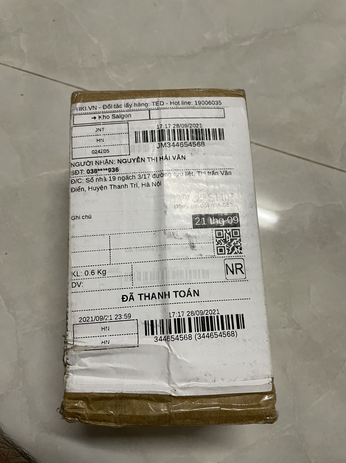 Hàng giao lâu do hcm giãn cách, nhưng cũng chấp nhận. Hành đóng gói cẩn thận, dùng tốt