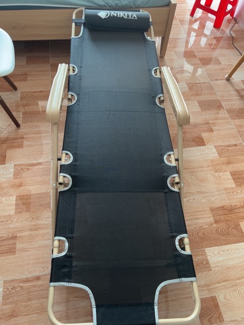 Cũng oki, cơ mà nếu bạn nào thích ghế bố xưa xưa thì khi nằm loại này nhược điểm là phần đầu ko có nâng cao lên được, còn lại ổn áp nha