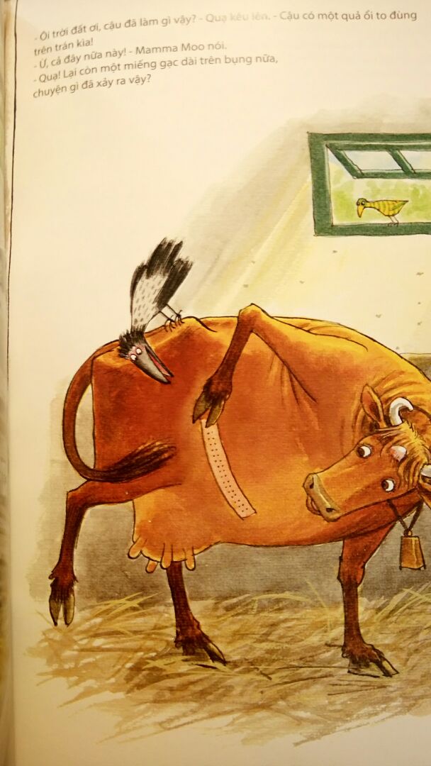 Sách khổ to, được in màu trên giấy bóng, minh họa đẹp