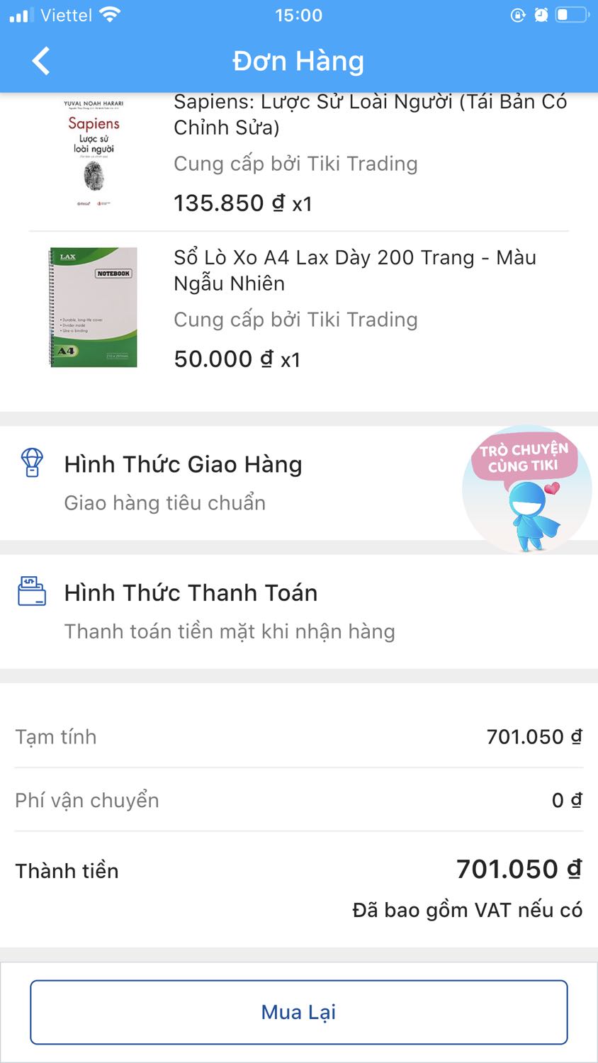 Tiki đóng gói và giao hàng tệ quá, móp hết trơn, chuyển qua mua sách trên *** đóng gói ok hơn 
Mua Tiki quá nhiều tiền rồi , riêng sách mỗi lần mua cả chục cuốn, nhưng đóng gói và vận chuyển tệ quá, ko tốt như trước