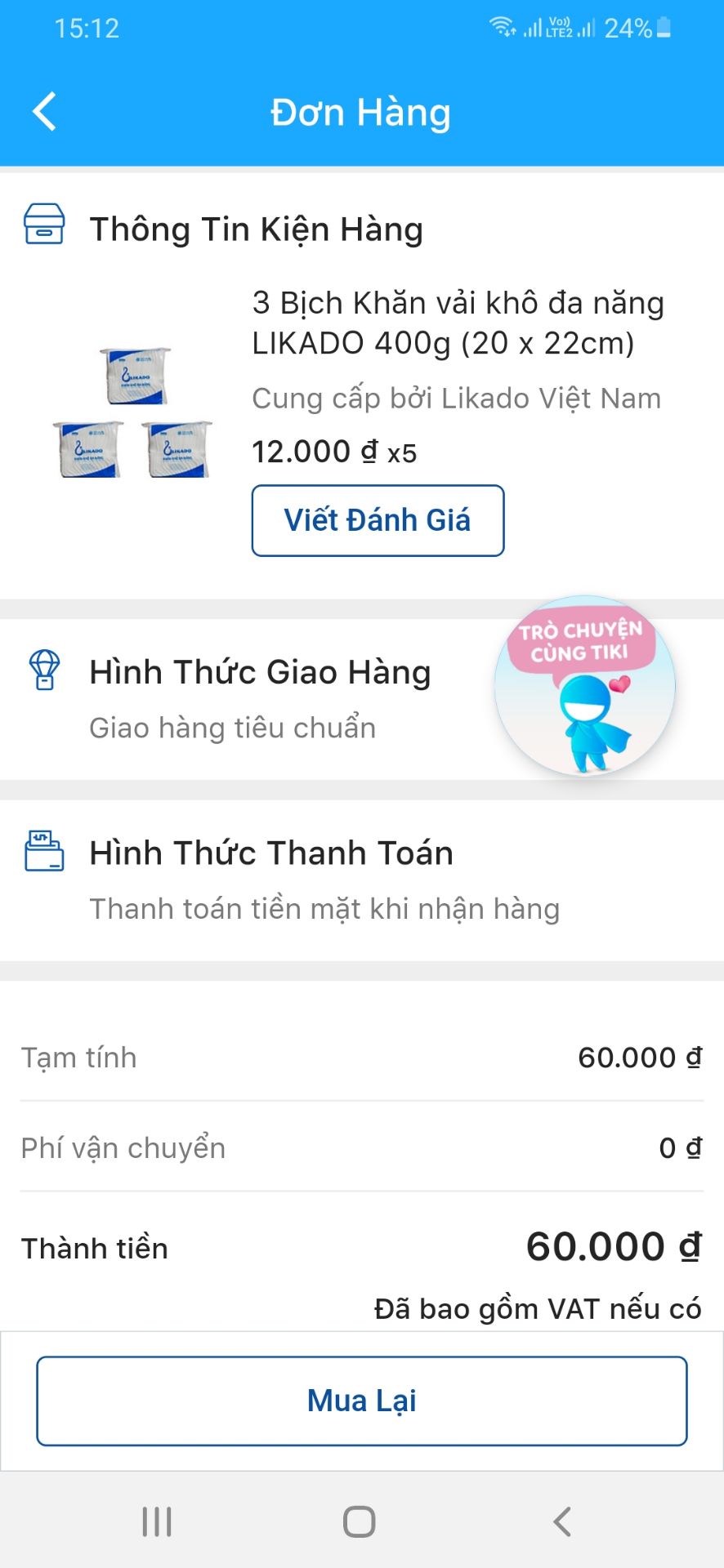 Mua đc giá sale rất hài lòng. Cảm ơn Shop và Tiki