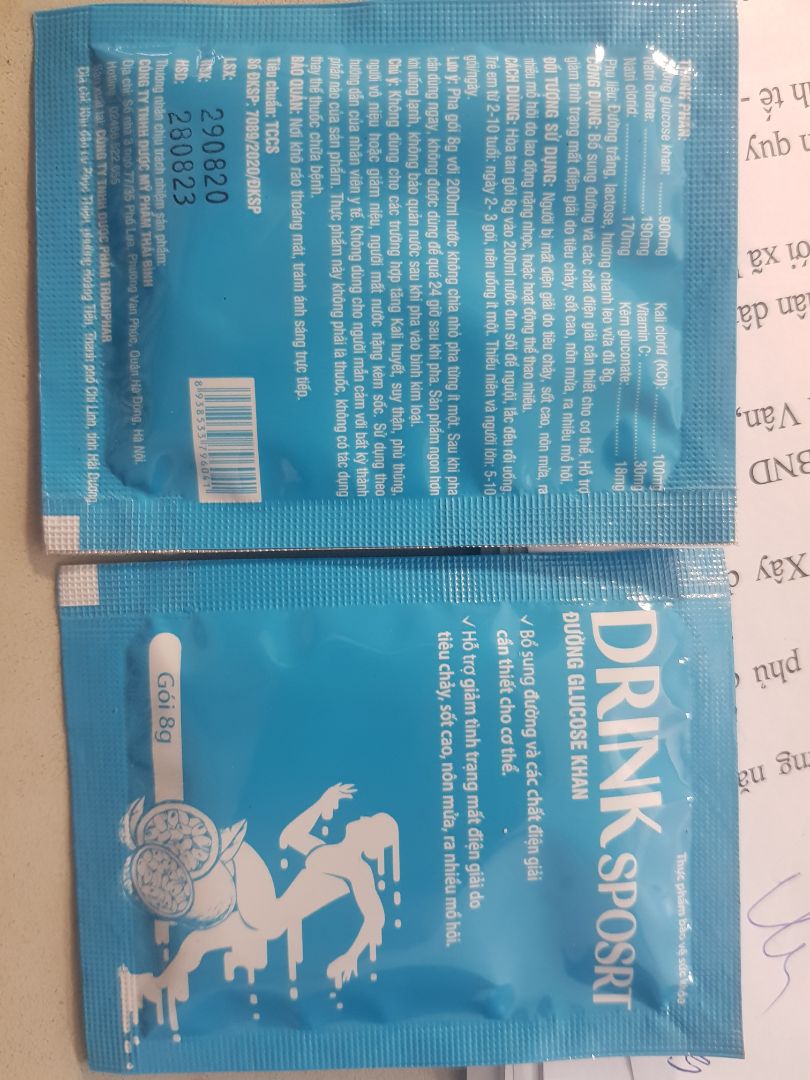 Thành phần dinh dưỡng như trong ảnh