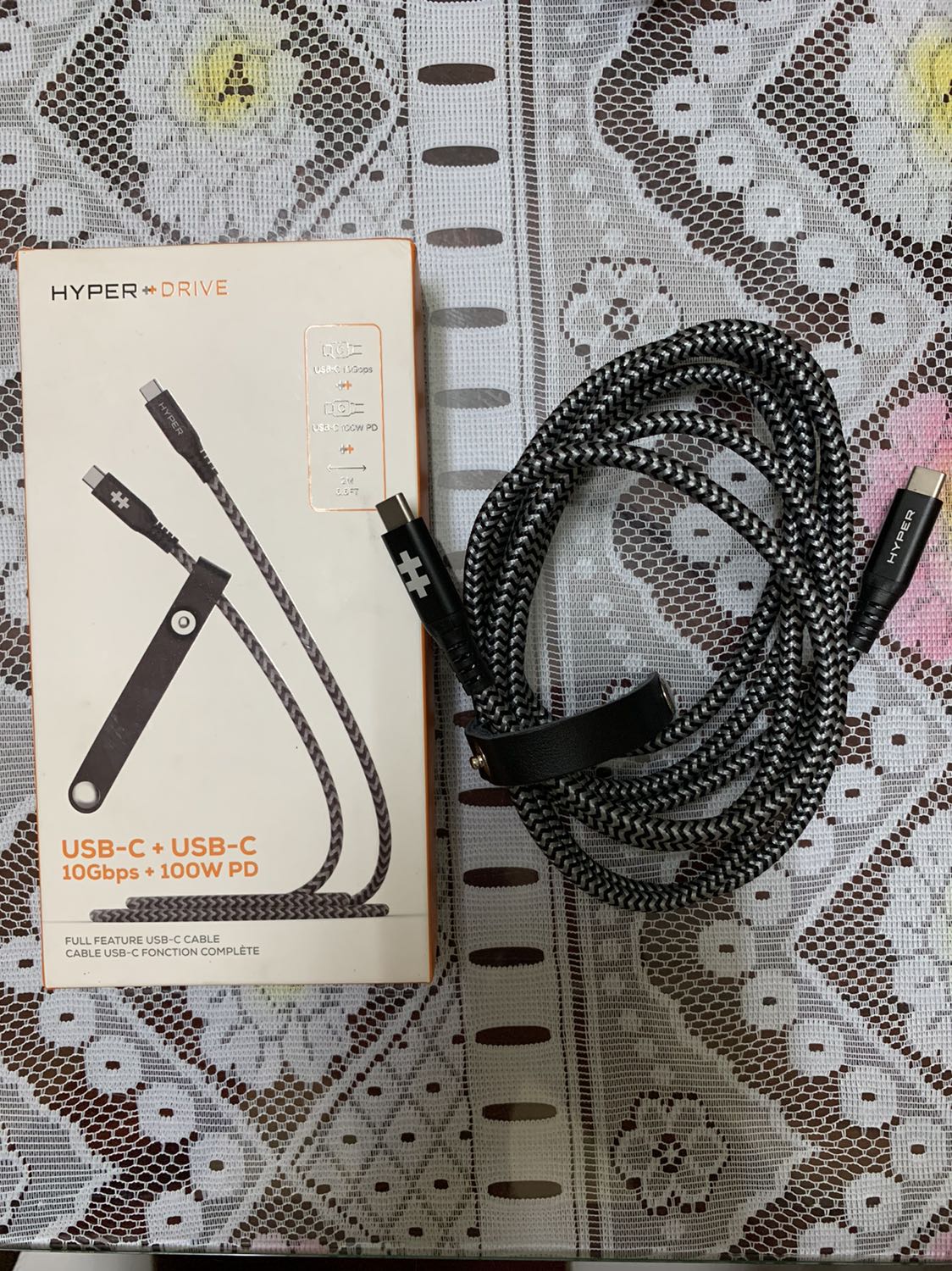 Hàng chính hãng chất lượng, sợi cáp hơi to cứng cáp, hài lòng với sản phẩm này