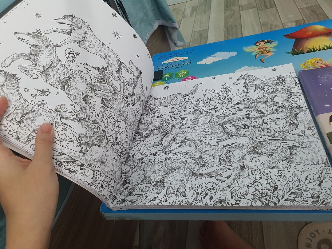 Trời ơi sách siêu đẹp siêu đỉnh, nhận hàng mà phấn khích luôn á. Sao tiki ko bán hết bộ sách tô màu của tác giả này nhỉ, có là mình mua hết lun á