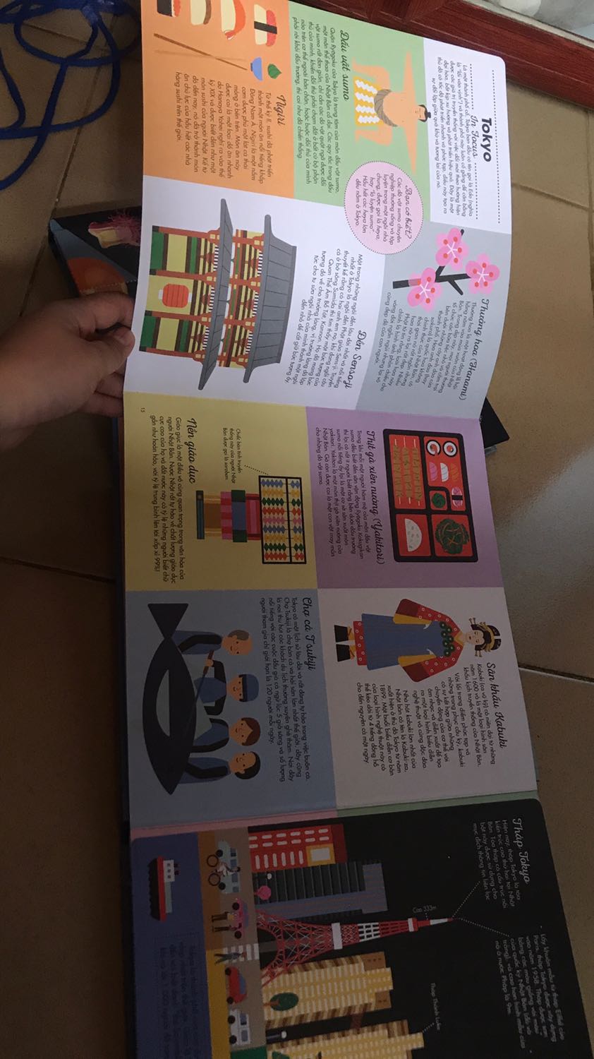 Giao hàng nhanh, đóng gói kĩ sách như mô tả không bị nhàu hay bóp méo.
Sách hình ảnh trực quan sinh động, màu sắc rất dễ tiếp thu tuy nhiên khá ít về các thành phố chỉ có 10 thành phố thôi nhưng mỗi cái đều rất rõ ràng và chi tiết. Phù hợp với cả người lớn lẫn trẻ nhỏ!!!