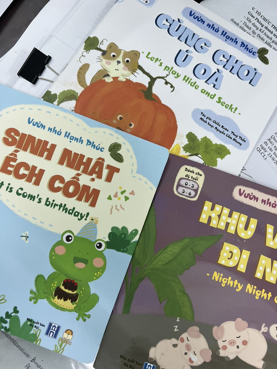 Sách đẹp, dễ thương phù hợp các bạn dưới 3 tuổi