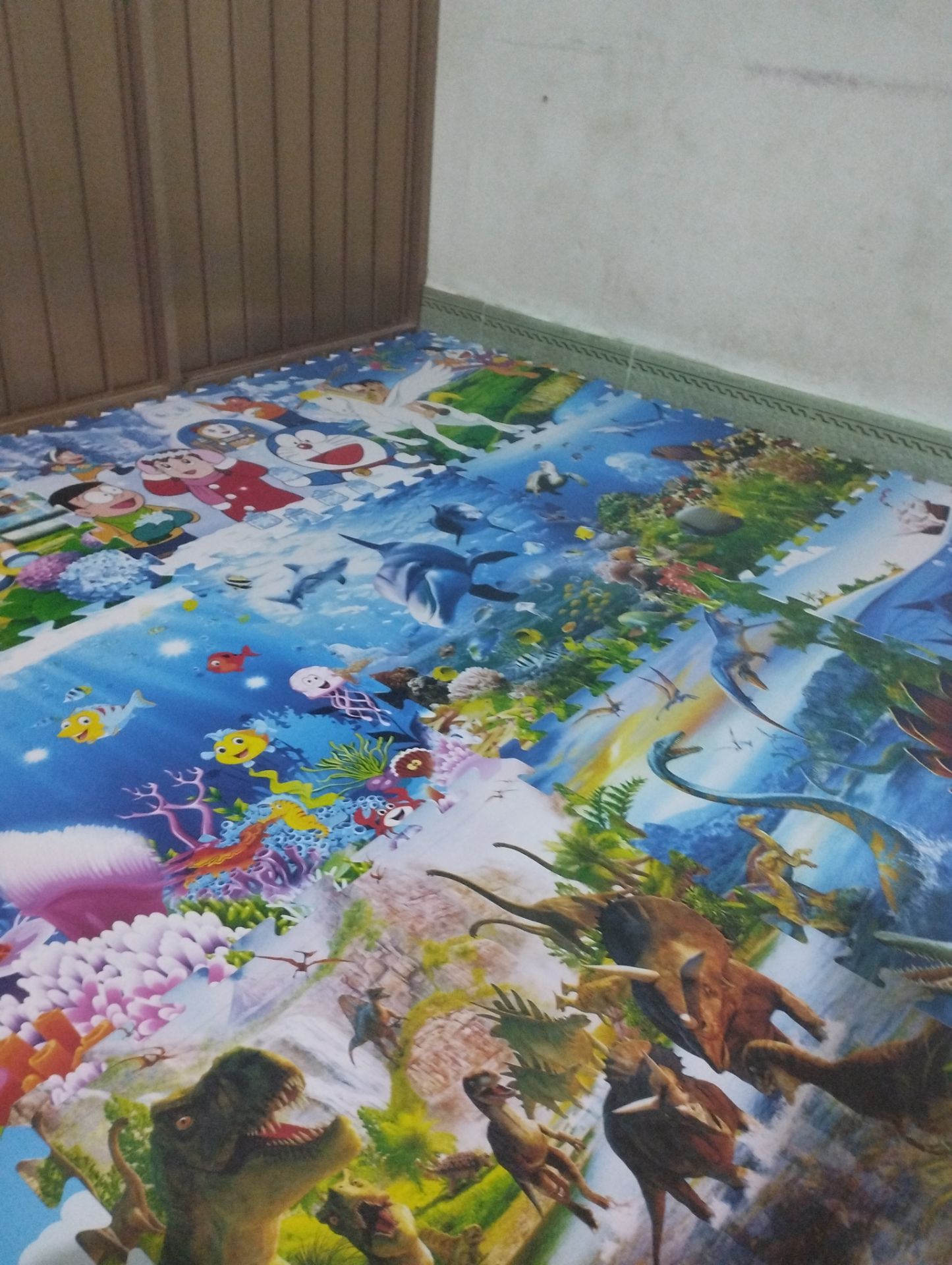 thảm xốp này rất bền, có thể ráp thành chỗ cho con năm chơi ngủ.Cam ơn quà tặng của shop nhé