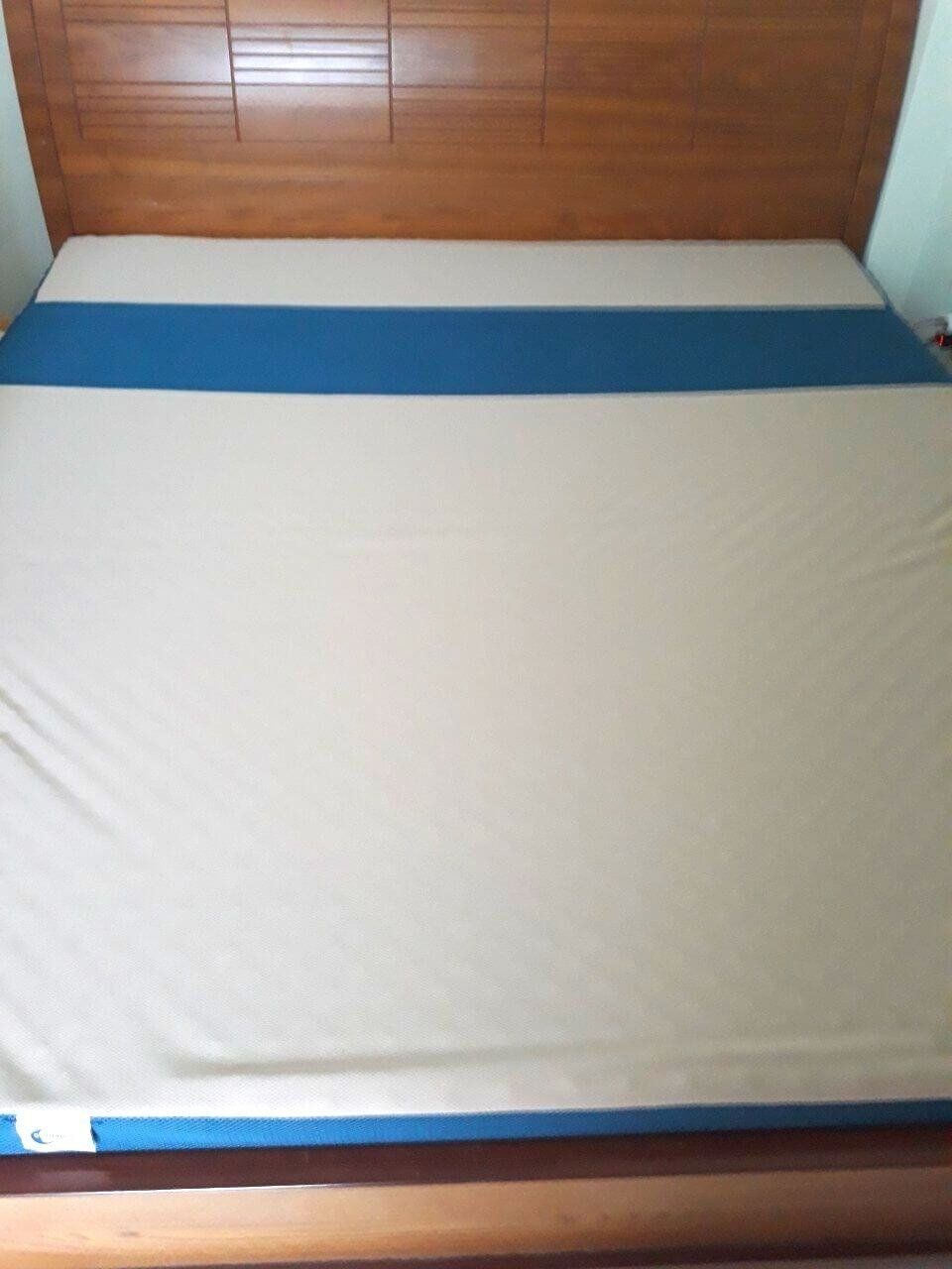 mua hàng lần đầu ở Vua Nệm, ban đầu nghĩ dịch giãn cách như này chắc tạm chứ ko thể chu đáo cẩn thận được. nhưng mà thật sự có lời khen cho dịch vụ Vua Nệm, từ thông tin sản phẩm rõ ràng, mua hàng nhanh chóng, giao hàng nhanh đúng hẹn và đặc biệt sau bán thì còn gửi hướng dẫn sử dụng nữa.  Đệm thì mới nằm 2 đêm nhưng khá hài lòng, êm ái giá hợp lý với chất lượng hơn mong đợi. mình sẽ giới thiệu cho bạn bè nếu họ cần đệm hay chăn ga.