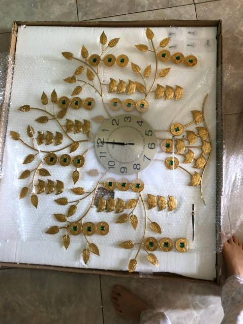 Đồng hồ quá đẹp. Treo lên nhìn rất ưng mắt vào sang trọng. Shop tư vấn nhiệt tình giúp mình biết cách lắp. Giao hàng siêu nhanh