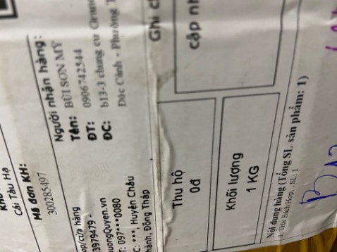 Giao sai sản phẩm,nhà cung cấp có đọc đơn hàng ko mà giao nhầm lân tệ hại.
Ko lẽ tôi bắt đền!
Bà con cảnh giác với nhà cung cấp này Phương uyên