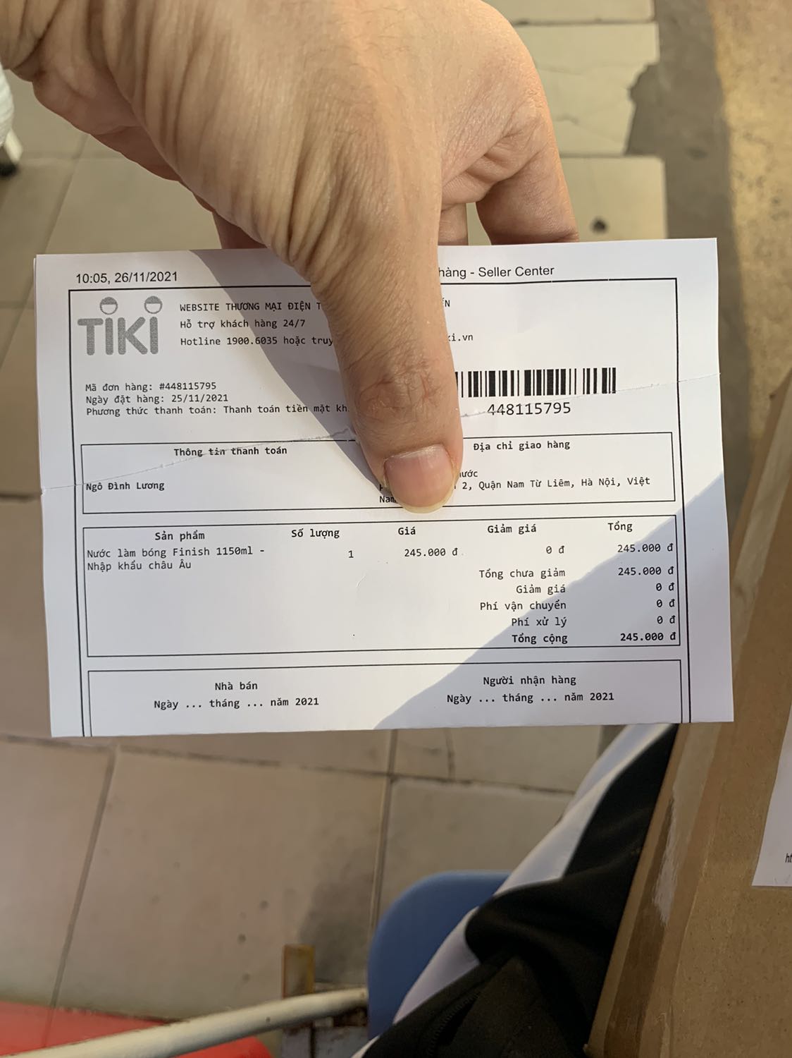 Mua 1 chai 1150ml mà shop giao 2 chai 750ml 😅