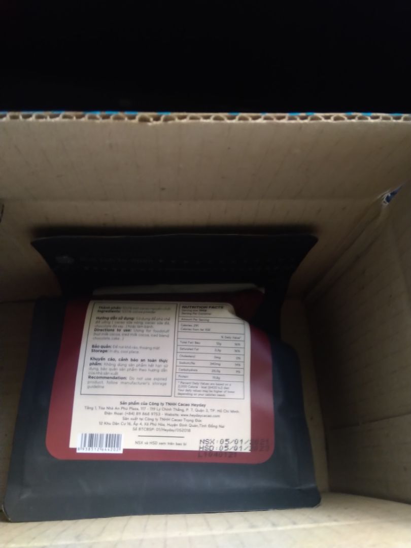 Tiki đóng gói cẩn thận, không bị rách túi giấy.
hạn sử dụng còn rất lâu
cực kỳ hài lòng và sẽ còn đặt tiếp nếu sử dụng thấy OK