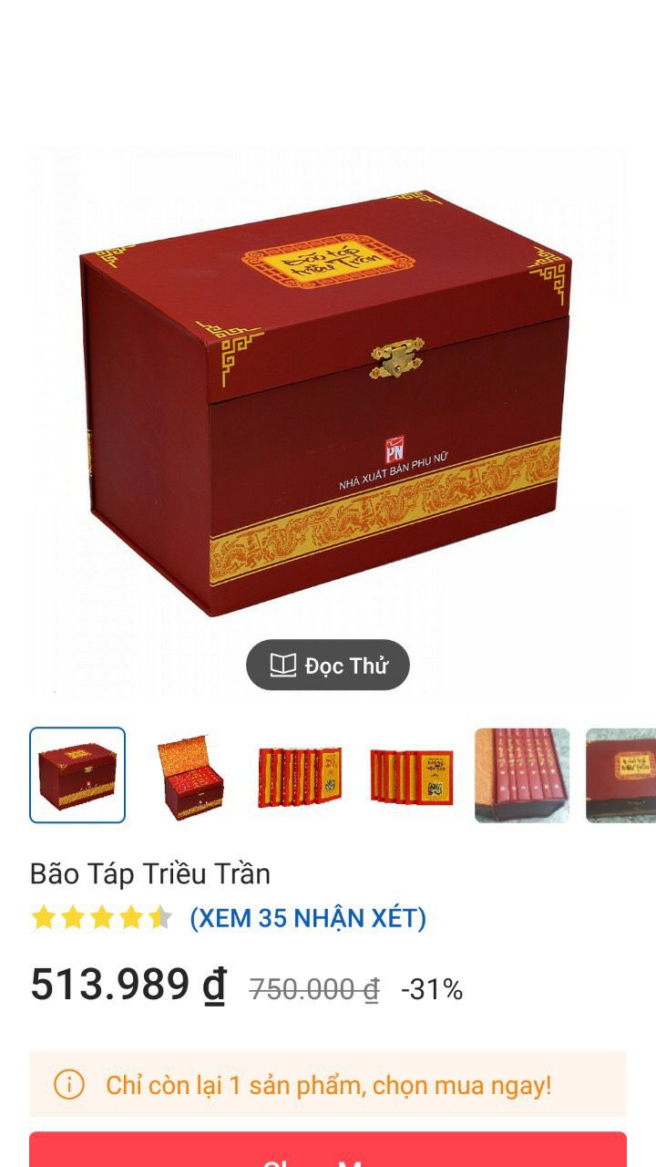 Tôi thật sự không hiểu vì sao Tiki để giá bán sản phẩm này là 513.989đ với chú thích "Giá sản phẩm trên Tiki đã bao gồm thuế theo luật hiện hành". Vậy mà trong hoá đơn Tiki đã nâng giá sản phẩm lên thành 535.714đ và tiếp tục cộng thêm thuế ra tổng tiền tôi phải trả là 562.500đ?! Là một khách hàng thân thiết của tiki tôi cảm giác như mình đã bị *** và mất niềm tin, mong tiki phản hồi thoả đáng về vấn đề này, xin cám ơn!