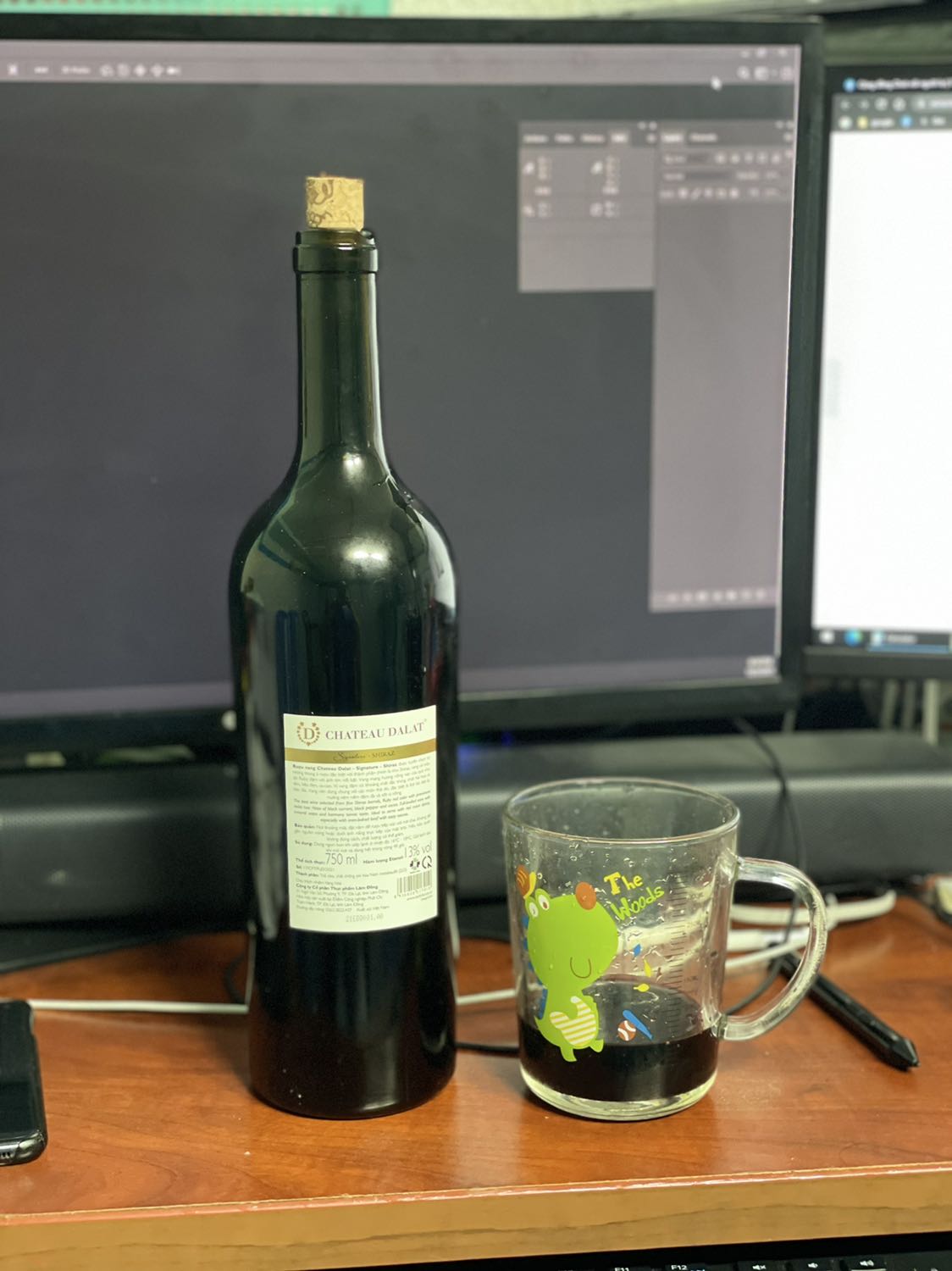 Ok, vị hơi khoa uống cho người ko biết uống rượu như minh. Uống nhiu đây muốn say luôn