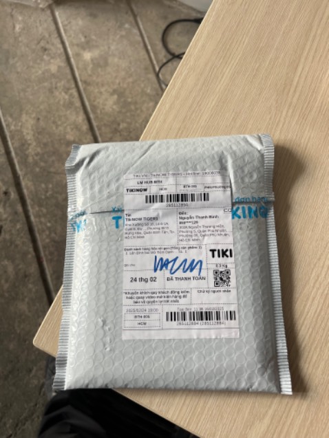 Sản phẩm chất lượng, đóng gói cẩn thận, nhân viên giao hàng thân thiện và rất tốt