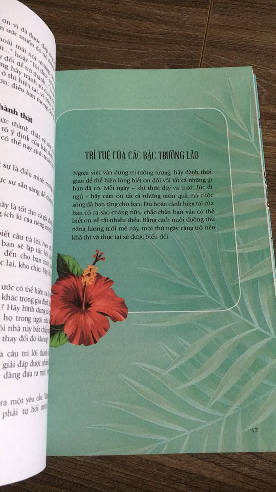 Nhận sách mà trên cả hài lòng. Cứ nghĩ k có bookmark và bookcare sách bị dập nát trong quá trình vận chuyển nhưng TimesBook có bọc bên ngoài chắc chắn cực kì. Chất lượng giấy in siêu đẹp, các trang màu. Nội dung về cách tận dụng luật hấp dẫn và sức mạnh bản thân, đáng mua. Cho Tiki và TimesBook 5 sao!