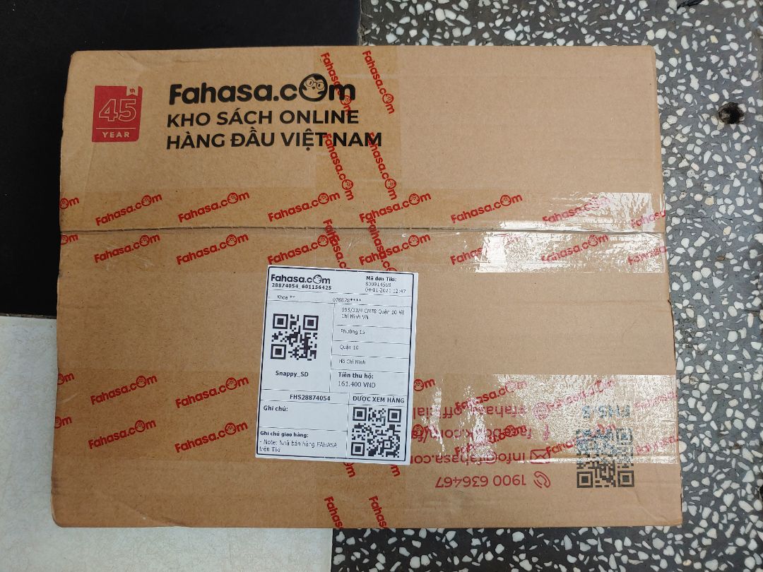 Bao bì cẩn thận. Sách đẹp.