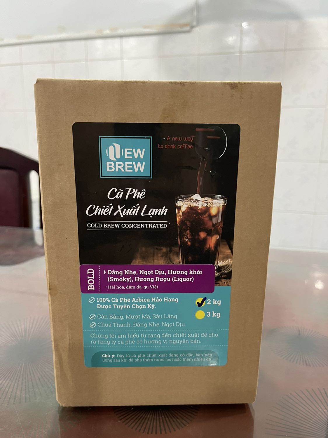 Cafe ủ loại mới mình thử thấy ngon! Để lạnh uống ngon hơn!!!! Loại này vừa phải không đậm đặc. Tôi uống thấy ngon!