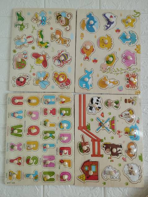 Đầu tiên khen shop là giao chuẩn hình, cái này m rất thích vì m đã thích các mẫu này rồi, chất luợng gỗ ổn, các miếng ghép đc mài mịn, chơi ko lo rằm vào tay con. Trò này cho mấy tấm xong rủ mấy bé nhà hàng xóm chơi cùng con thì ng lớn khỏi cần trông. Mình thấy rất hữu ích luôn ý. Giá cả phù hợp. Tặng shop 5 sao