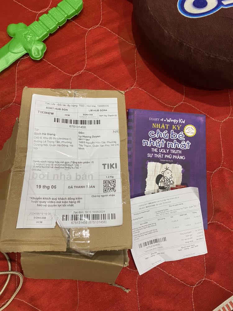 Thiếu hàng ghi 2 mà bên trong chỉ có 1 thôi