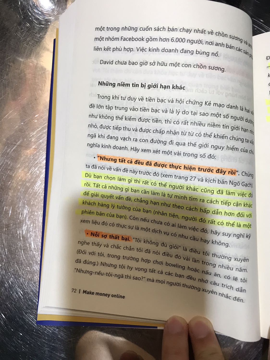 Quá xứng đáng với tiền bỏ ra.

Giao hàng: tối đặt, 8h30 sáng hôm sau là Tiki giao tới.

Nội dung sách: viết theo lối kể chuyện, gần gũi, đọc thấy góp nhặt được ý tưởng hay. 

Mới đọc được 83 trang, còn nhiều điều hay đang đợi mình. 

Chúc mọi người thu được kiến thức hay khi đọc sách.