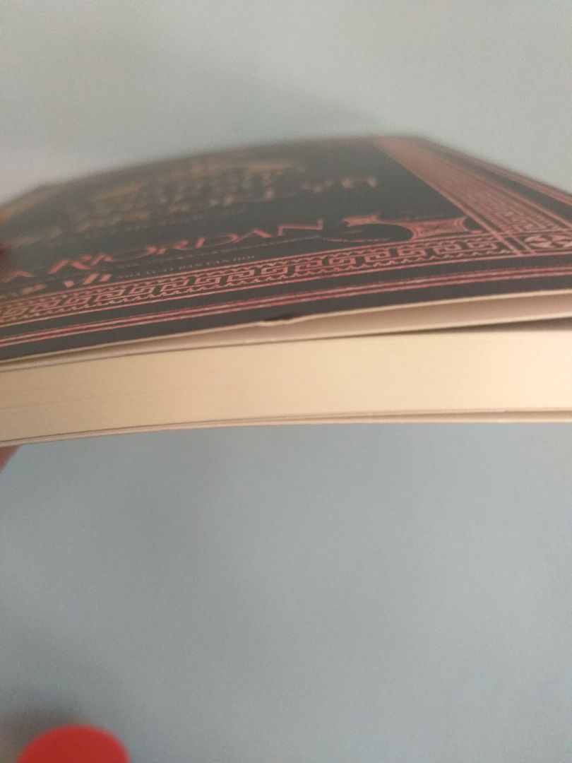 sách đọc khá thú vị có điều nhìn thấy vết hằn mờ và 1 vết nhỏ dưới sách :'(