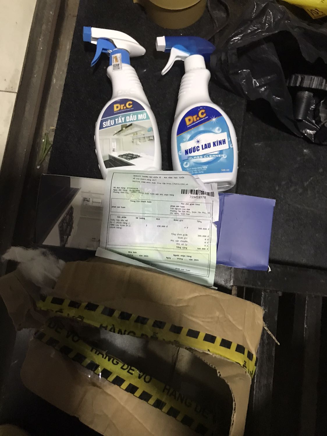 giao thiếu 1 chai siêu tẩy dầu mỡ