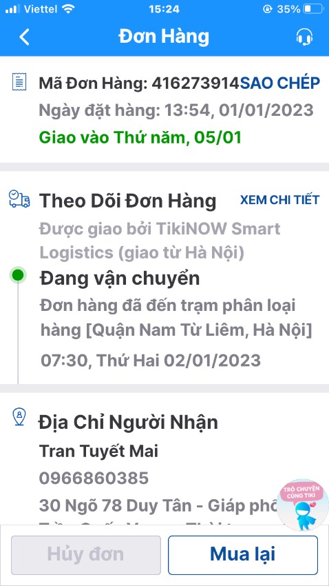 Không thấy Hsd đâu cả, n/v giao hàng thiếu chuyên nghiệp, ăn nói cục súc, giao nhầm kiện hàng của ng khác nhưng cũng ko mang đúng hàng của khách đem trả, chat với cskh thì ko hỗ trợ vì shipper chưa cập nhật gh thành công - Từ giờ nếu Tiki ko đào tạo đc n/n khác gh đến đ/c của tôi thì nhà bán sẽ mất khách vì Tiki ko chế tài đc những n/v ma cô này- làm sai sót/nhầm lẫn thì phải quay lại xin lỗi khách nhưng cskh đã ko chuyển tải đc y/c đó tới các bộ phận khác