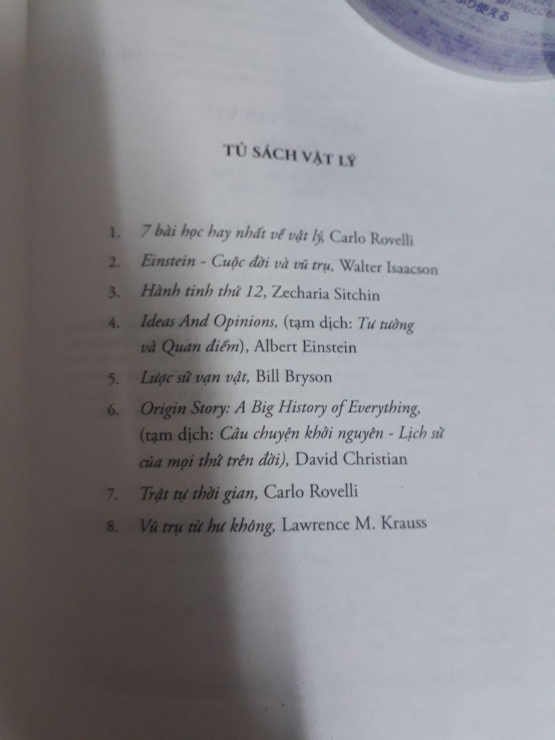 Sách rất hữu ích cho những người muốn tìm hiểu về thiên văn học, các định luật vật lý. Tiki đóng gói cẩn thận và giao hàng nhanh.