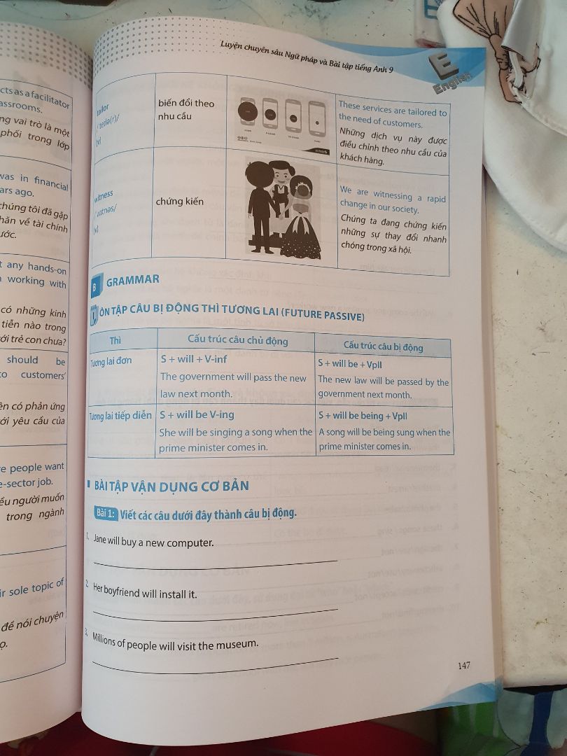 Sách có nội dung của sgk tiếng anh mới, hơi tiếc vì mình học chương trình cũ. Nhưng mà sách có đầy đủ từ vựng, ngữ pháp, bài tập và đáp án nên rất dễ hiểu.