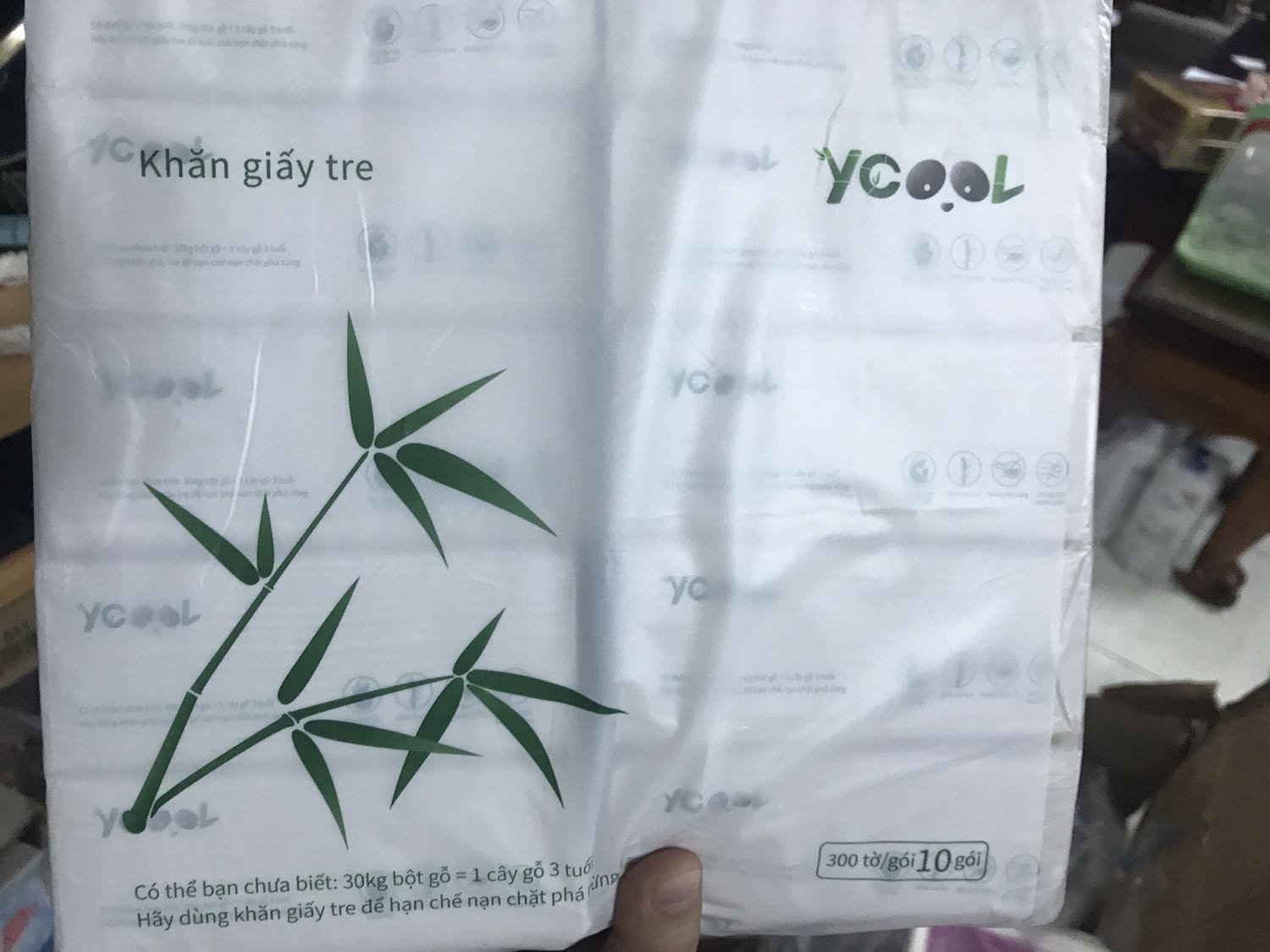 Đã nhận hàng, giấy dùng được, nhỏ như giấy gấu trúc nhưng yên tâm về chất lượng vì có nguồn gốc rõ ràng