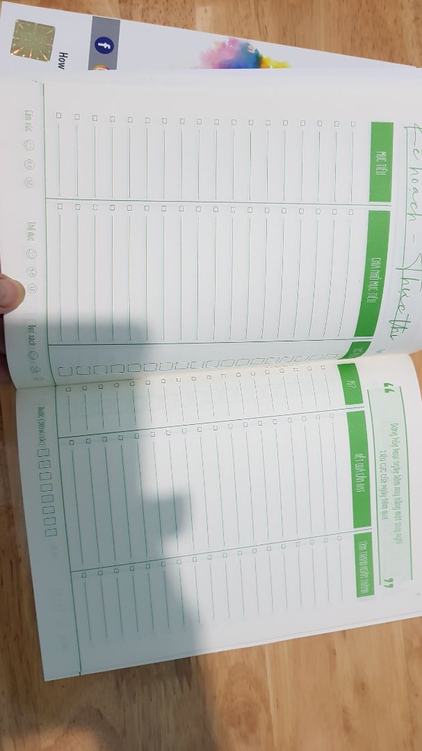 sách in đẹp đóng gói cẩn thận. thích nhất dc tặng quyển sổ tay mục tiêu rất hữu ích , thấy thiện cảm.