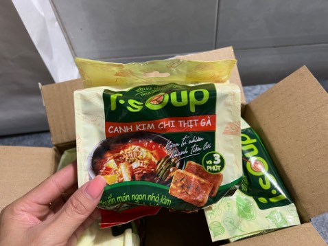 Gói hàng đẹp, gọn. Sản phẩm chất lượng, siêu nhanh cho những ngày bận rộn, ăn cùng mì gói rất ngon nhen. Tặng Shop 5 sao🍀🍀🍀