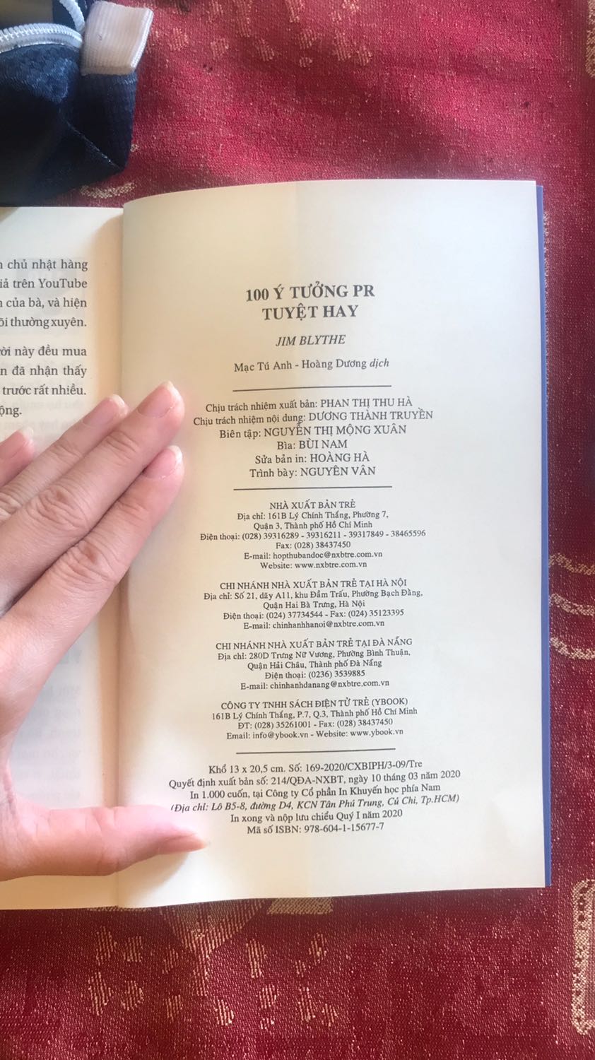 Cực lì hài lòng với “giao diện của cuốn Sách” , 
Nội dung khá thú vị với người học PR.
Tìm cảm hứng sẽ dễ dàng hơn