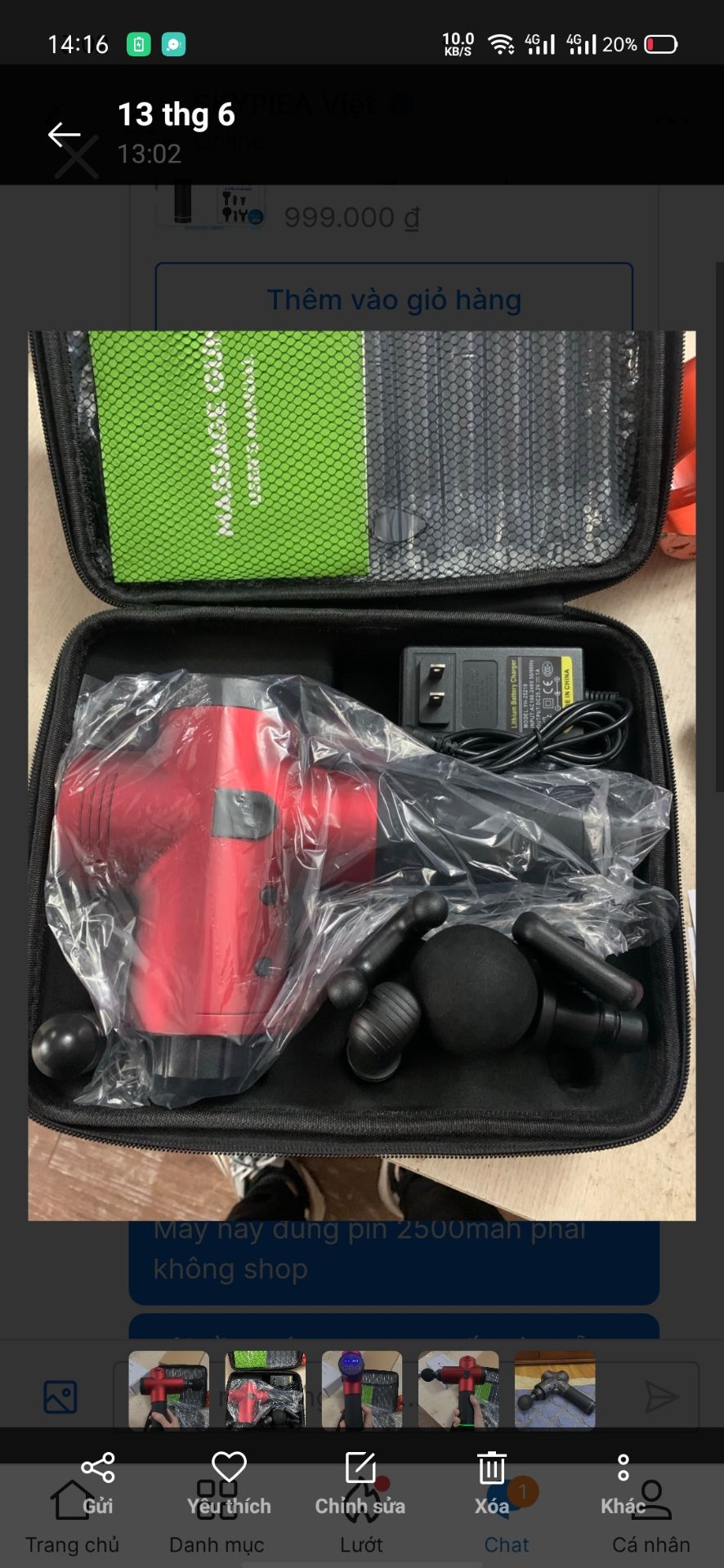 hàng sài rất tốt, còn về phần pin thì sài còn 50% bị tuột về hết pin hơi nhanh không biết phải do lỗi pin không, để sài thêm thời gian nữa hàng sài rất tốt, còn về phần pin thì sài còn 50% bị tuột về hết pin hơi nhanh không biết phải do lỗi pin không, để sài thêm thời gian nữa