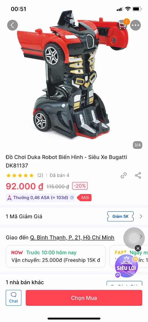 Tưởng cũng bự bự, giá 9 mươi mấy thì xe hơi nhỏ , xe đẹp chắc chắn mỗi tội hơi nhỏ.