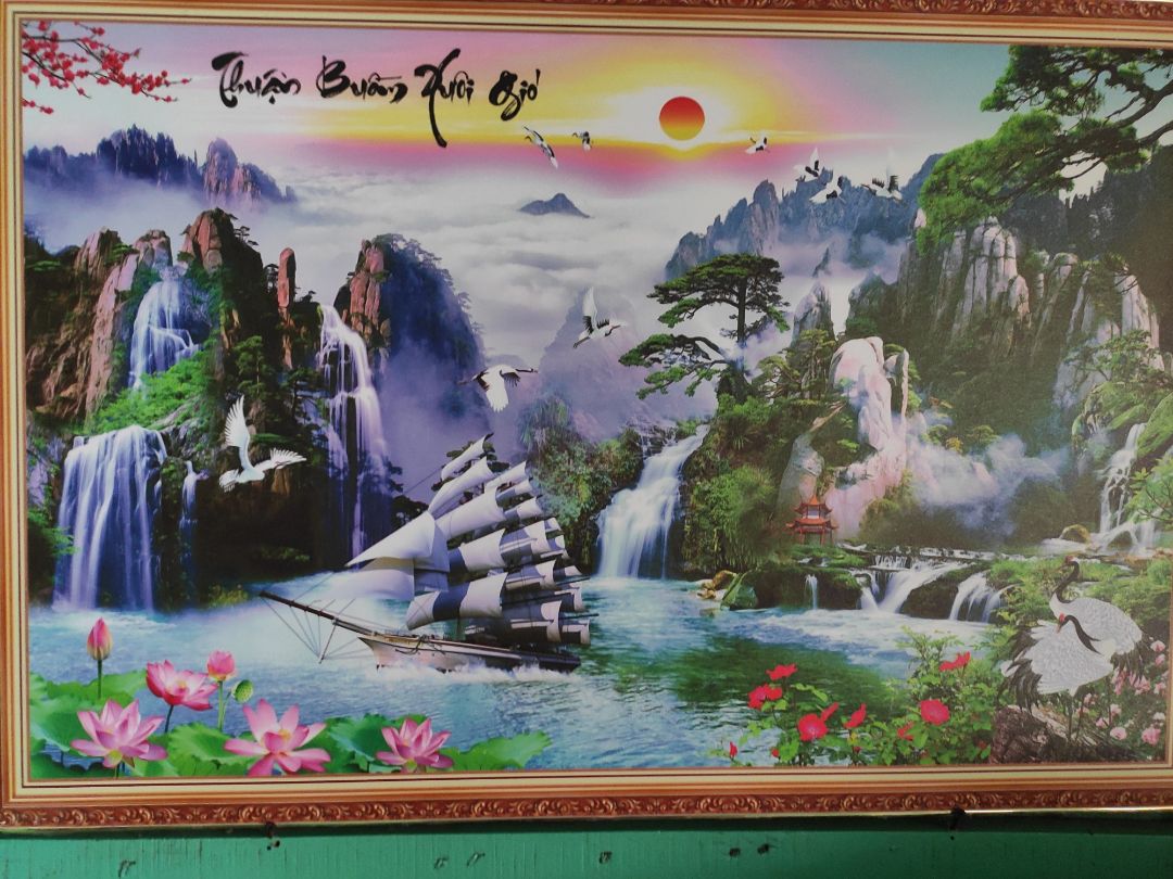 tranh đẹp, đúng mô tả, ai bâng khuâng ko bít nên mia hay ko thì hãy mua đi nhé