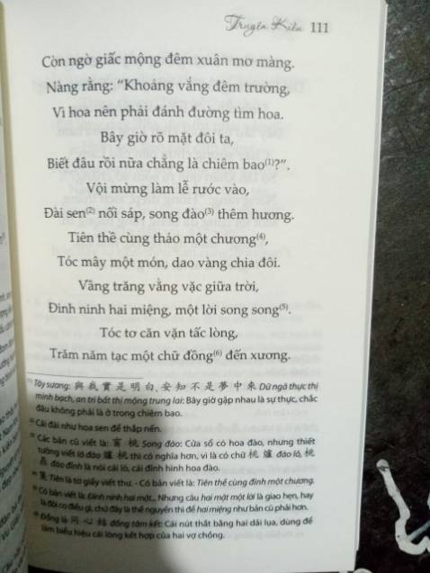 Truyện Kiều - món ăn tinh thần của người dân Việt Nam ta. Tác phẩm là câu chuyện kể về cuộc đời lận đận, lênh đênh, bảy nổi ba chìm của nàng Kiều, là lời tố cáo, lên án xã hội lúc bấy giờ. Sách hay, trình bày, in ấn đẹp mắt, tao nhã, thanh lịch. Đóng gói cẩn thận, có bọc nilon phủ bên ngoài, phông chữ không quá to, chú thích rõ ràng, cặn kẽ. Cuốn sách đáng đồng tiền bát gạo, các bạn nên mua để ủng hộ Tiki nha