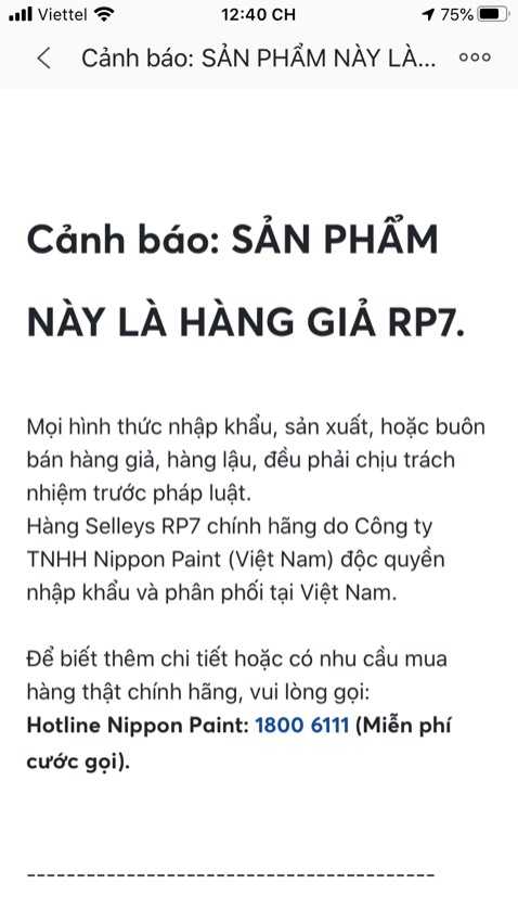 Đã khiếu nại lên Tiki qua ***. Shop vui lòng giải thích lại cho khác hàng! Đã khiếu nại lên Tiki qua ***. Shop vui lòng giải thích lại cho khác hàng!