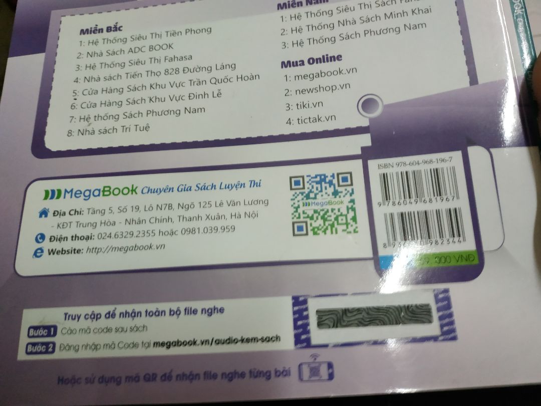 Giao hàng nhanh, đóng gói chắc chắn. Sản phẩm phù hợp giá tiền. Có file nghe được tích hợp trên web