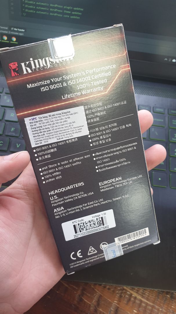 Từ ngày gắn thêm RAM máy hoàn toàn ko còn bị đơ nữa. Đầu tư cái này là đáng đồng tiền lắm đấy :)))