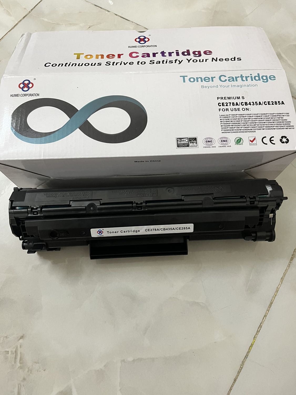 Lắp ráp máy in không nhận cục mực