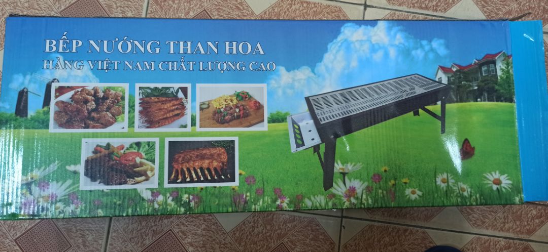 sản phẩm đóng gói cẩn thận, khung bếp chắc chắn, phên lưới bóng đẹp dễ vệ sinh, thanks shop.