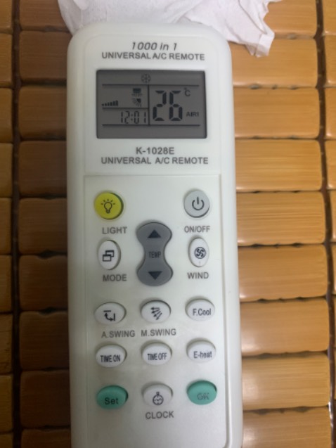 Remote không điều khiển được điều hoà, yêu cầu đổi hàng