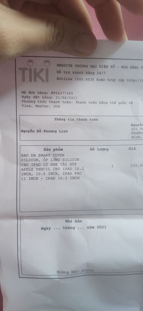 Tại sao mua bao da lại gửi case cho tai nghe?
Edit: Shop đã gửi lại đúng case ipad không mất phí.