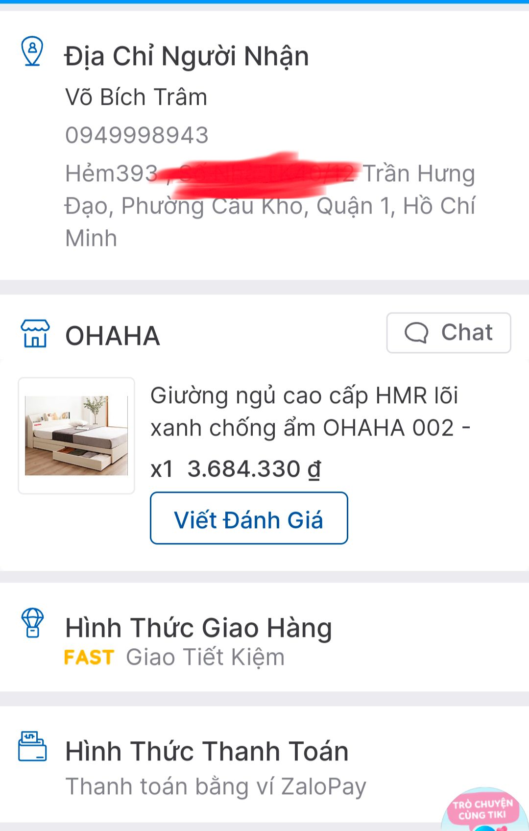 10 điểm cho Tiki nha. Đặt tối chủ nhật, sáng t2 đã giao mặc dù ko hề trả phí giao siêu tốc. Freeship tận nhà, free lắp đặt tận phòng. Cái tủ gầm giường lớn hơn tưởng tượng. Nhét được đủ thứ đồ, tiết kiệm không gian cho căn phòng nhỏ 👏👏👏
Ưng cái bụng hết sức ☺☺